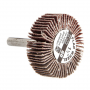 Flap Wheel, Shank Mounted, 1-1/2 in x 1/2 in