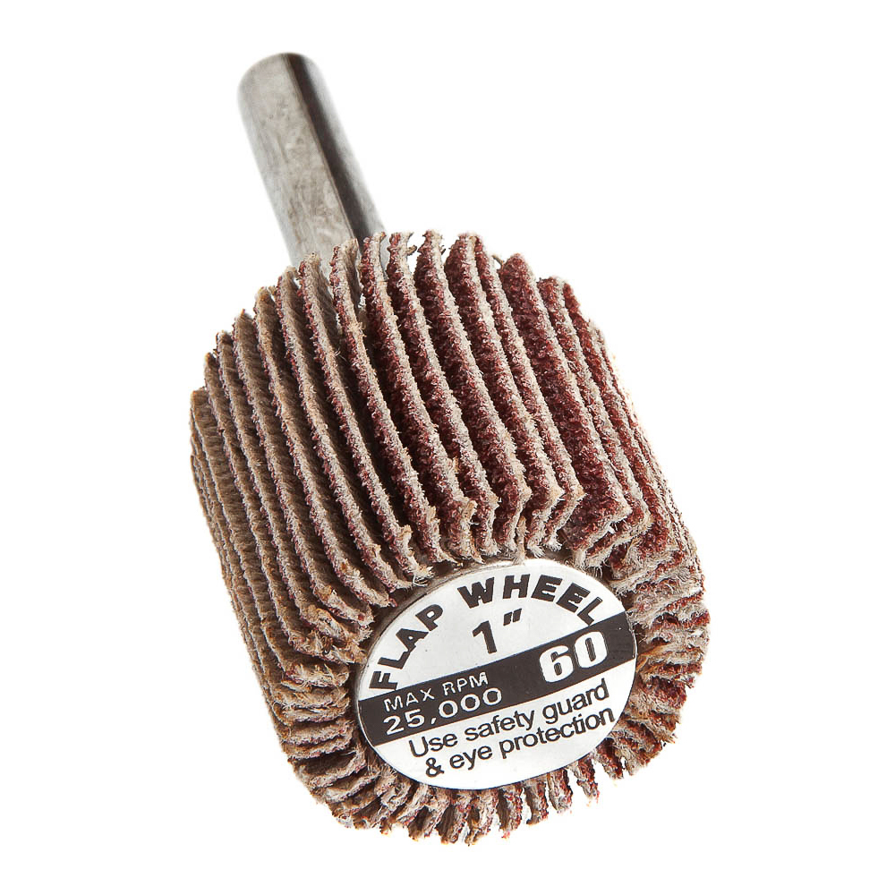 Flap Wheel, Shank Mounted, 1 in x 1 in