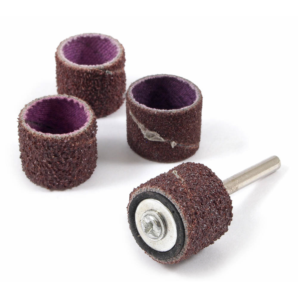 Sanding Drum Kit, 1/2 in x 1/2 in (5-Piece)