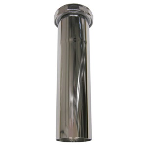 1-1/2 Inch Diameter X 6 Inch,Chrome Plated Brass,22 Gauge,Slip Joint Extension Tube With Nut And Was
