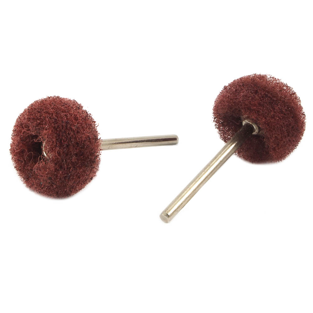Satin Buffing Pad, 1 in with 3/32 in Shaft