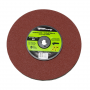 Resin Fibre Sanding Disc, Aluminum Oxide, 7 in x 7/8 in Arbor, 80 Grit