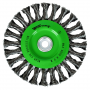 Wire Wheel Knotted, 6 in x .020 in x 1/2 - 5/8 in Arbor