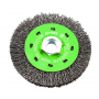 Wire Wheel, Crimped, 4 in x .012 in x 5/8 in-11 Arbor