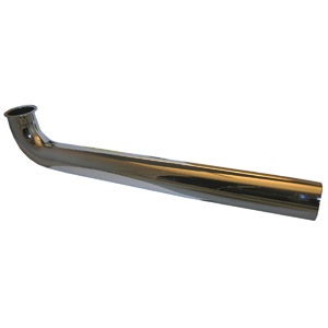 1-1/2 Inch X 14 Inch,22 Gauge,Chrome Plated Brass,Flanged Waste Arm