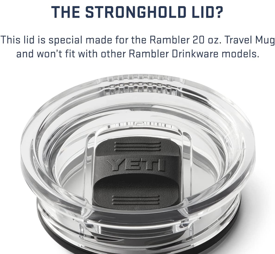 Yeti Rambler Replacement Stronghold Lid for Travel Mug