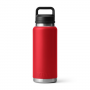 Yeti Rambler 36 oz. Water Bottle with Chug Cap - Rescue Red