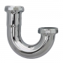 1-1/2 Inch,Chrome Plated Brass,22 Gauge,Captive Nut,J-Bend