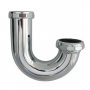 1-1/2 Inch, Chrome Plated Brass, 22 Gauge, J-Bend