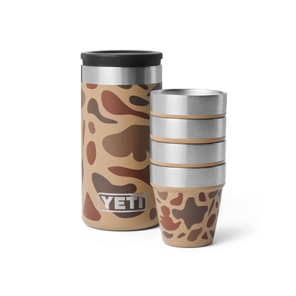 Yeti Shot Glasses with Carrying Case - Wetlands Camo