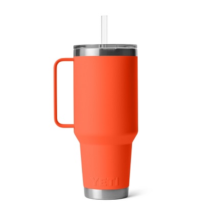 Yeti Rambler 42oz Straw Mug with Straw Lid - Papaya