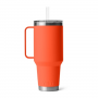 Yeti Rambler 42oz Straw Mug with Straw Lid - Papaya