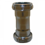 1-1/2 Inch, Chrome Plated Brass, Slip Joint Both Ends, Coupling With Washers & Nuts