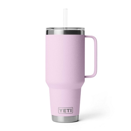 Yeti Rambler 42oz Straw Mug with Magslider Lid - Cherry Blossom