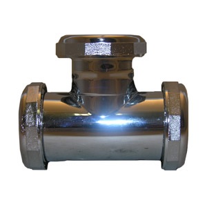 1-1/2 Inch, Chrome Plated Brass, Slip Joint Three Sides, With Washers & Nuts