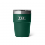 Yeti Rambler 16oz Stackable Cup with Magslider Lid - Black Forest Green