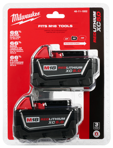 M18 REDLITHIUM XC5.0 Extended Capacity Battery Two Pack