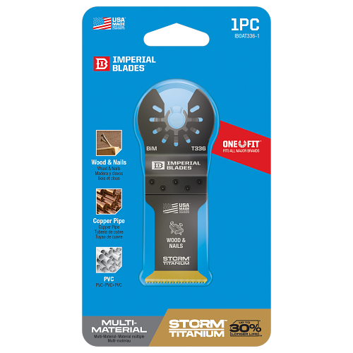 ONE FIT 1-1/4" TIN MULTI BLADE