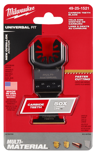 Universal Fit OPEN-LOK 1-3/8" Carbide Teeth Multi-Material Multi-Tool Blades