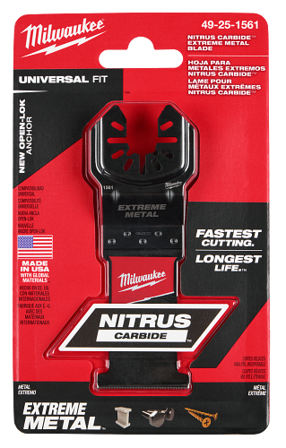 NITRUS Carbide Extreme Metal Universal Fit OPEN-LOK Multi-Tool Blade (1 PK)