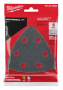 Universal Fit Open-Lok 3-1/2" Triangle Sandpaper 60 Grit 6pk