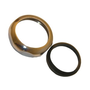 1-1/2 Inch,Chrome Plated Brass,Slip Joint Nut With Washer