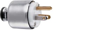 Legrand PS515PACC20 Armored Plug, 2 -Pole, 15 A, 125 V, NEMA: NEMA 5-15P, Yellow