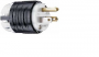 Legrand PS5266XCCV4 Electrical Plug, 2 -Pole, 15 A, 125 V, IP20, NEMA: NEMA 5-15P, Black/White