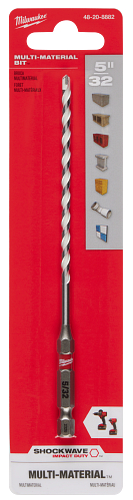 SHOCKWAVE Impact Duty Carbide Multi-Material Drill Bit 5/32"X 4"X 6"