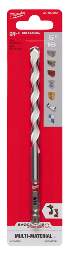 SHOCKWAVE Impact Duty Carbide Multi-Material Drill Bit 5/16"X 4"X 6"