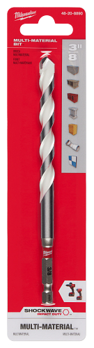 SHOCKWAVE Impact Duty Carbide Multi-Material Drill Bit 3/8"X 4"X 6"