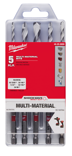 SHOCKWAVE Impact Duty Carbide Multi-Material Drill Bit Set 5pc