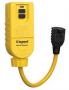 Legrand 1594CS1M GFCI Outlet, 125 V, 15 A, NEMA: NEMA 5-15P/R, Yellow
