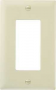 Legrand TP Series TP26ICP10 Wallplate, 4.6875 in L, 2.9375 in W, 1-Gang, Plastic, Ivory, Matte