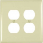 Legrand TradeMaster TPJ82ICC10 Outlet Wallplate, Jumbo, 1 -Gang, Nylon, Ivory