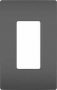 Legrand RWP26BKCC6 Switch Wallplate, 3.15 in W, 1 -Gang, Polycarbonate, Black, Satin