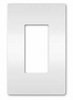 Legrand radiant Series RWP26WAMCC6 Screwless Wallplate, 4.94 in L, 12.21 in W, 1-Gang, Plastic, Whit