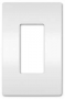 Legrand radiant RWP26WCC10 Wallplate, 4.94 in L, 3.15 in W, 1 -Gang, Polycarbonate, White