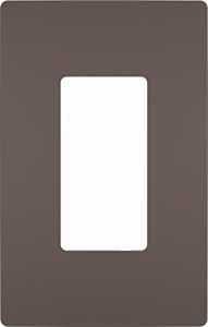 Legrand radiant Series RWP26DBCC6 Wallplate, Screwless, 4.94 in L, 3.15 in W, 1-Gang, Polycarbonate