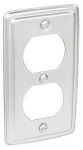 Southwire G19380-UPC Box Cover, 0.21 in L, 2 in W, Rectangular, 1-Gang, Steel, Silver, Zinc-Plated