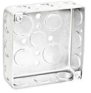 Southwire 52151-1/2DR-UPC Junction Box, 16-Knockout, 1/2, 3/4 in Knockout, Steel, Silver, Galvanized