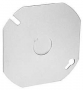 Southwire 54C6-UPC Flat Blank Cover, 0.06 in L, 4 in W, Octagonal, 1-Gang, Steel, Silver, Zinc-Plate