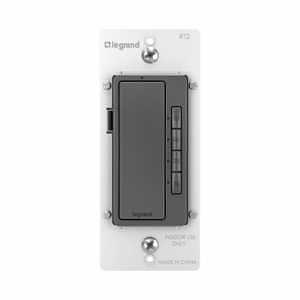 Legrand radiant Series RT2BKCCV4 4-Button Digital Timer, 15 A, 10 to 60 min Time Setting, Black