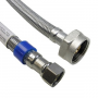 Toilet Connector, Hi Pressure Braided Stainless Steel Flex Line, 125 PSI Working Pressure, Max Worki