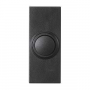 Heath Zenith 18000159 Pushbutton Doorbell, Wireless, Rectangular, Black