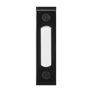 Heath Zenith 18000216 Pushbutton Doorbell, Wired, Black