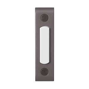 Heath Zenith 18000218 Doorbell Pushbutton, Wired, Metal, Brown, Lighted