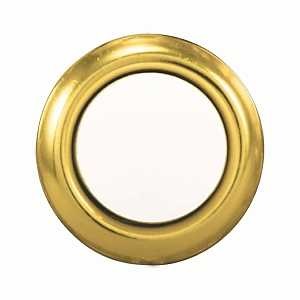 Heath Zenith 18000129 Doorbell Button, Wired, Push Button, Metal, Gold/White, Lighted