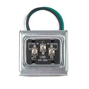 Heath Zenith 18000070 Clamp-On Door Chime Transformer, 10/20 VA, 8/16/24 VAC Secondary