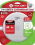 First Alert 1046803 Smoke and Carbon Monoxide Alarm with Slim Profile Design, Alarm: Voice, White